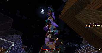 Silvesterrakete vorm Start