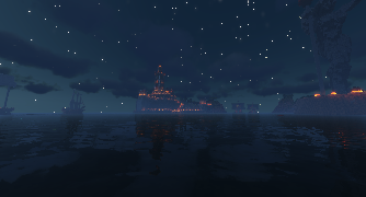 Illumin bei Nacht Anzats Insel